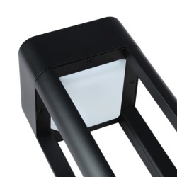 Pastatomas lauko šviestuvas Nutri LED 10W 3000K Juoda Smėlio Šlifuota (OFL-22982-L-BK)