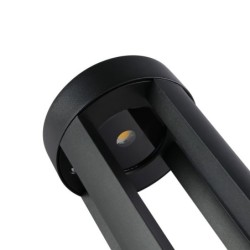 Pastatomas lauko šviestuvas Ratel LED 10W 3000K Juoda Smėlio Šlifuota (OFL-50757-M-BK)
