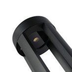 Pastatomas lauko šviestuvas Ratel LED 10W 3000K Juoda Smėlio Šlifuota (OFL-50757-M-BK)