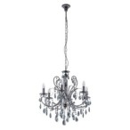 Pakabinamas šviestuvas Barocco Black 6xE14 Juoda (MD72709-6B)