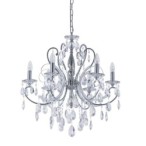Pakabinamas šviestuvas Barocco Chrome 6xE14 Chromo (MD72709-6A)