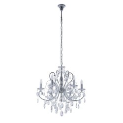 Pakabinamas šviestuvas Barocco Chrome 6xE14 Chromo (MD72709-6A)