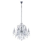 Pakabinamas šviestuvas Barocco Chrome 6xE14 Chromo (MD72709-6A)