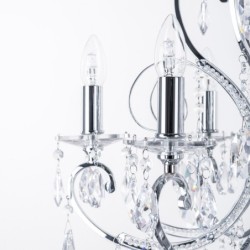 Pakabinamas šviestuvas Barocco Chrome 6xE14 Chromo (MD72709-6A)