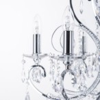Pakabinamas šviestuvas Barocco Chrome 6xE14 Chromo (MD72709-6A)
