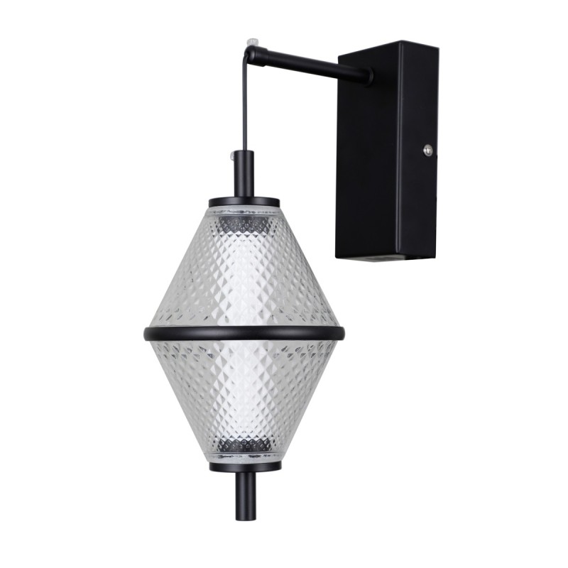 Sieninis šviestuvas Fuente LED 5W 3000K Matinė chromo (WL-34395-1-BK)