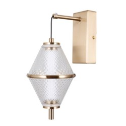 Sieninis šviestuvas Fuente LED 5W 3000K Aukso (WL-34395-1-HBR)