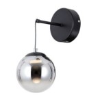 Sieninis šviestuvas Velada LED 5W 3000K Matinė juoda (WL-34381-1-BK)