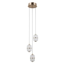 Pakabinamas šviestuvas Alani LED 15W 3000K Aukso (PND-34375-3-HBR)
