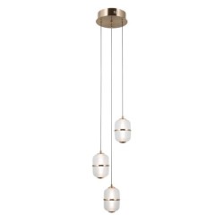 Pakabinamas šviestuvas Alani LED 15W 3000K Aukso (PND-34375-3-HBR)