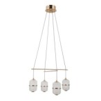 Pakabinamas šviestuvas Alani LED 24W 3000K Aukso (PND-34375-4-HBR)