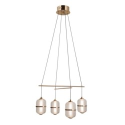 Pakabinamas šviestuvas Alani LED 24W 3000K Aukso (PND-34375-4-HBR)