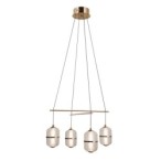 Pakabinamas šviestuvas Alani LED 24W 3000K Aukso (PND-34375-4-HBR)