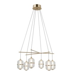 Pakabinamas šviestuvas Alani LED 32W 3000K Aukso (PND-34375-6-HBR)