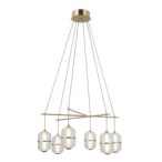 Pakabinamas šviestuvas Alani LED 32W 3000K Aukso (PND-34375-6-HBR)
