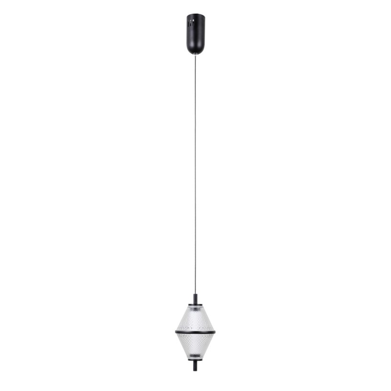 Pakabinamas šviestuvas Fuente LED 5W 3000K Matinė juoda, aukso (PND-34395-1-BK)