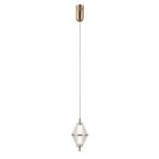 Pakabinamas šviestuvas Fuente LED 5W 3000K Aukso (PND-34395-1-HBR)