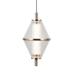 Pakabinamas šviestuvas Fuente LED 5W 3000K Aukso (PND-34395-1-HBR)