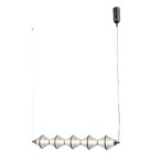 Pakabinamas šviestuvas Fuente LED 25W 3000K Matinė juoda (PND-34395-5-BK)