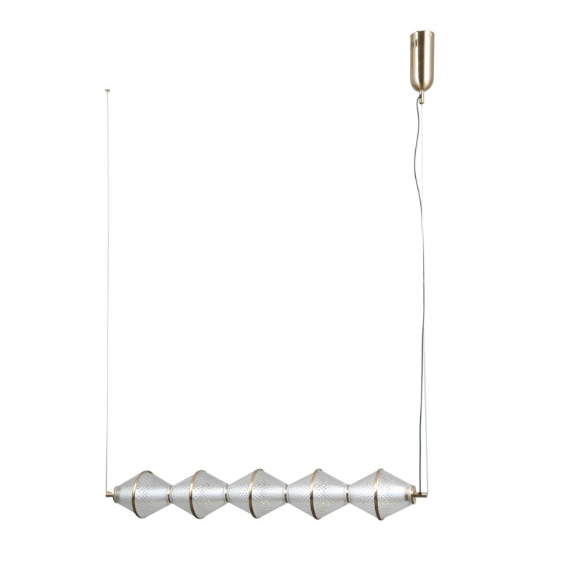 Pakabinamas šviestuvas Fuente LED 25W 3000K Aukso (PND-34395-5-HBR)
