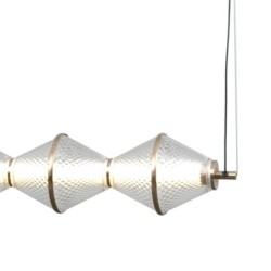 Pakabinamas šviestuvas Fuente LED 25W 3000K Aukso (PND-34395-5-HBR)