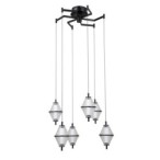 Pakabinamas šviestuvas Fuente LED 30W 3000K Matinė chromo (PND-34395-6-BK)
