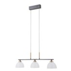 Pakabinamas šviestuvas Montiela LED 15W 3000K Matinė juoda, aukso (PND-34374-3-BK)