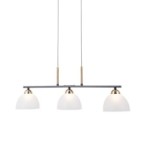 Pakabinamas šviestuvas Montiela LED 15W 3000K Matinė juoda, aukso (PND-34374-3-BK)