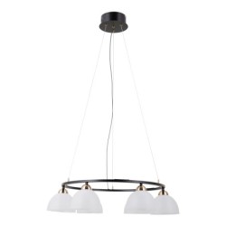 Pakabinamas šviestuvas Montiela LED 30W 3000K Matinė juoda, aukso (PND-34374-6-BK)