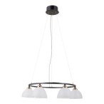 Pakabinamas šviestuvas Montiela LED 30W 3000K Matinė juoda, aukso (PND-34374-6-BK)