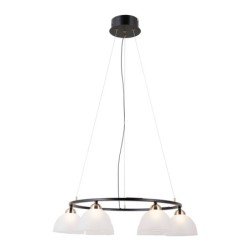 Pakabinamas šviestuvas Montiela LED 30W 3000K Matinė juoda, aukso (PND-34374-6-BK)
