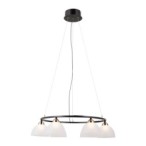 Pakabinamas šviestuvas Montiela LED 30W 3000K Matinė juoda, aukso (PND-34374-6-BK)