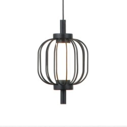 Pakabinamas šviestuvas Pedro LED 4W 3000K Matinė chromo (PND-34405-1-BK)