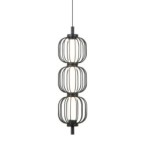 Pakabinamas šviestuvas Pedro LED 12W 3000K Matinė chromo (PND-34405-3V-BK)