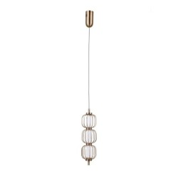 Pakabinamas šviestuvas Pedro LED 12W 3000K Aukso (PND-34405-3V-HBR)