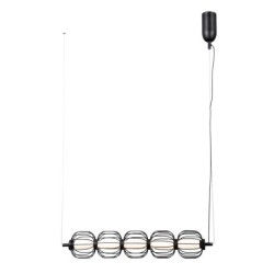 Pakabinamas šviestuvas Pedro LED 20W 3000K Matinė chromo (PND-34405-5-BK)