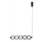 Pakabinamas šviestuvas Pedro LED 20W 3000K Matinė chromo (PND-34405-5-BK)
