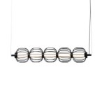 Pakabinamas šviestuvas Pedro LED 20W 3000K Matinė chromo (PND-34405-5-BK)