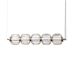 Pakabinamas šviestuvas Pedro LED 20W 3000K Aukso (PND-34405-5-HBR)