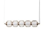 Pakabinamas šviestuvas Pedro LED 20W 3000K Aukso (PND-34405-5-HBR)