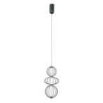 Pakabinamas šviestuvas Rabel LED 10W 3000K Matinė juoda (PND-344221-3V-BK)