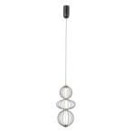 Pakabinamas šviestuvas Rabel LED 10W 3000K Matinė juoda (PND-344221-3V-BK)