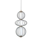 Pakabinamas šviestuvas Rabel LED 10W 3000K Matinė juoda (PND-344221-3V-BK)