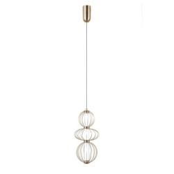 Pakabinamas šviestuvas Rabel LED 10W 3000K Aukso (PND-344221-3V-HBR)