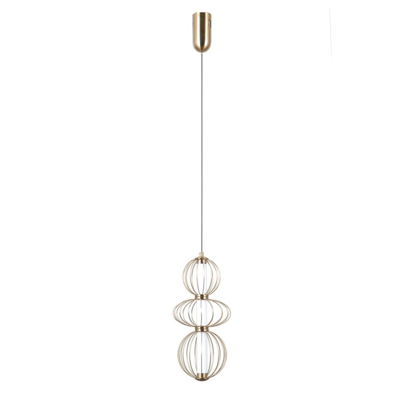 Pakabinamas šviestuvas Rabel LED 10W 3000K Aukso (PND-344221-3V-HBR)