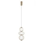 Pakabinamas šviestuvas Rabel LED 10W 3000K Aukso (PND-344221-3V-HBR)
