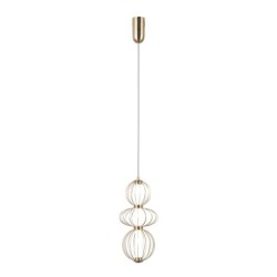 Pakabinamas šviestuvas Rabel LED 10W 3000K Aukso (PND-344221-3V-HBR)
