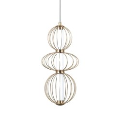 Pakabinamas šviestuvas Rabel LED 10W 3000K Aukso (PND-344221-3V-HBR)