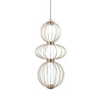 Pakabinamas šviestuvas Rabel LED 10W 3000K Aukso (PND-344221-3V-HBR)