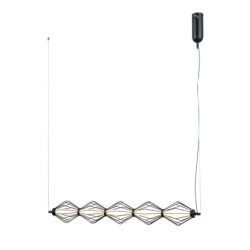 Pakabinamas šviestuvas Sevil LED 25W 3000K Matinė chromo (PND-34403-5-BK)